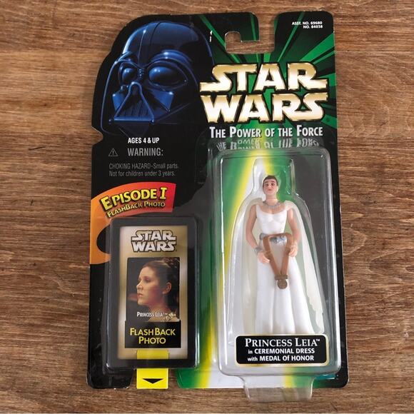 Star Wars The Power of the Force Princess Leia Ceremonial Gown 1998 Figure - Picture 1 of 4